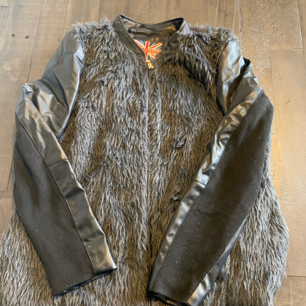 Faux fur jacket